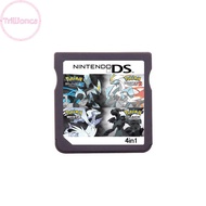 Trillionca Pokemon DS 3DS NDSi NDS Lite Game Card 23 In 1 Gold Heart Gintama / Beauty Black White Card Game Card SG