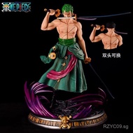 Finished Figurine Fantasy Anime Wholesale Large Model One Piece Zoro Figurine Anime Desktop Double-H