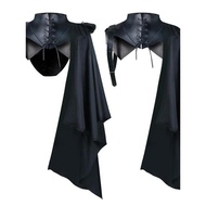Retro Medieval Hooded Cloak - Dune-Inspired Cosplay Costume