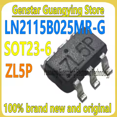 (10 Pieces) LN2115B025MR-G Mark: ZL5P SOT23-6 PWM Control LED Driver Chip IC 100% Brand New & Origin