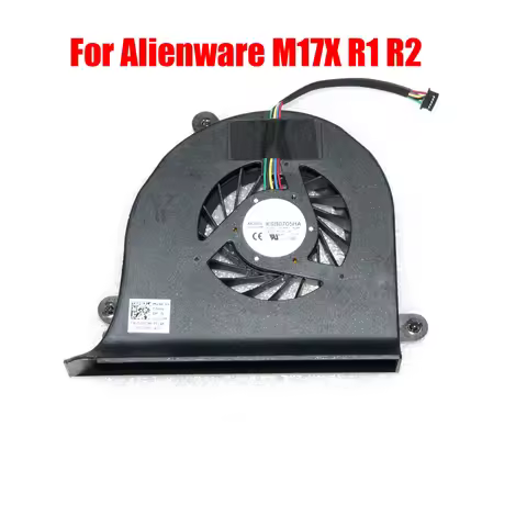 Laptop Cooling Fan For Alienware M17X R1 R2 KSB0705HA-8J04 0U012M U012M DC05V 0.50A Compatible BATA1