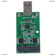 wucuuk 1PC Mini USB 3.0ไปยัง PCIE mSATA External SSD PCBA conveter ADAPTER CARD