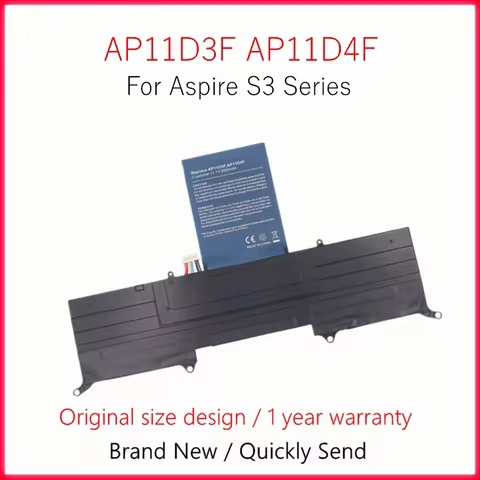 11.1V Laptop Battery For Acer Aspire S3 S3-951 Series Ultrabook 13.3" 3ICP5/65/88 3ICP5/67/90 AP11D3