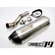 Project79 Honda CB250R Exhaust Piping Slip On Muffler Project79 QPM04SV/BK/CB/CCB Tabung Slip On Sta