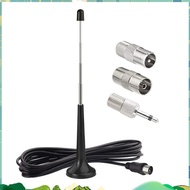 FM Telescopic Antennas for  FM Antennas Indoor FM Radio Antennas with 3 Adapter for Household Digita