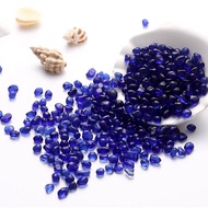 200gram Colour Glass pebbles stone decorate aquarium stone batu kaca warna warni akaurium