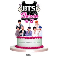 ﹍BTS CAKE TOPPER PERSONAIZED