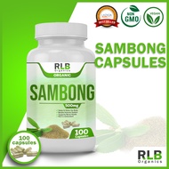100% Organic Pure Natural Sambong Capsules (100 Capsules) - Sambong Capsules for Herbal Medicine, An