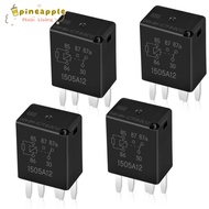 PINEAMY Power Relay, Plastic Metal G8V-RH-1C7T-R-DC12, Resistant 5 Pin 1.02*0.86*0.59Inch Black Auto