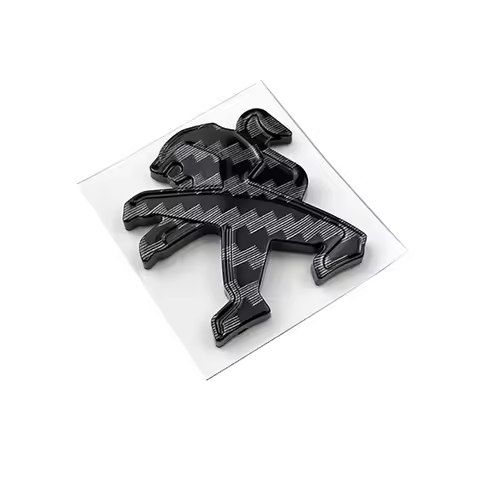 2.9x3cm Plastic Car Steering Wheel Center Badge Sticker for Peugeot 308 307 408 306 208 508 3008 200