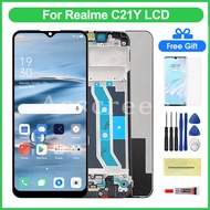 Original LCD For Oppo Realme C21Y C25Y RMX3261 RMX3265 LCD Original Display Touch Screen with Frame Replacement Digitizer Assembly