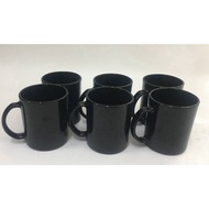 BLACK OPAL 6PCS MUG SET/6PCS MUG HITAM