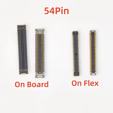 5Pcs 54Pin USB Charger Charging FPC Connector On Motherboard For Samsung Galaxy A50S A507 A52 A525 N