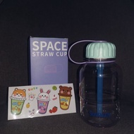 Space design Straw Cup Sustagen Kids Bottle 600ml