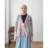 ICHIRO KARDIGAN PETIKITA KASUAL