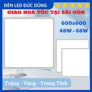 Tấm LED ÂM TRẦN PANEL 600x600 - AS VÀNG TRẮNG 4000K 48W-68W - 300x600 28W - 300x300 (Giao hoả tốc tạ
