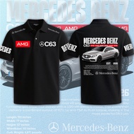 ️Polo Shirt AMG C63 S Coupe Polo Classic T-Shirt Men&Women Cotton Round Neck Soft Comfortable Printe