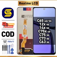 LCD REALME C65 4G 5G/ 12x 5G/ 14x 5G/ C75x 4G/ C75 5G/ C73 5G Compatible For Glass Original Touch Sc