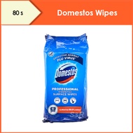 Domestos Disinfecting Surface Wipes Wet Wipes 80s, Eliminates 99.9% Germs