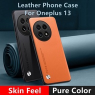 Case For Oneplus 13 12 11 ⭐Silky Feel Leather Phone Cover⭐ Shockproof Shell Pure 1+ Oneplus13