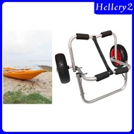 [Hellery2] Canoe Transport Cart Kayak Trailer Aluminum Alloy Elastic Strap Carrier Cart