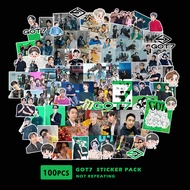 100ชิ้น/เซ็ต GOT7ภาพสติกเกอร์สมุดบันทึกสติกเกอร์กระเป๋าเดินทางสติกเกอร์