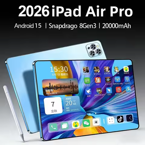 2026 Original 12inch IPad Air Pro 5G Tablet PC 20000mAh Snapdragon 8Gen3 Android 15 24GB 2T 5G Dual