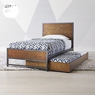 dipan tempat tidur anak tempat tidur minimalis besi kayu