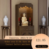 NEW New Chinese Buddha Niche Household Economical Altar God of Wealth Cabinet Buddha Cabinet Simple Heightened Worship