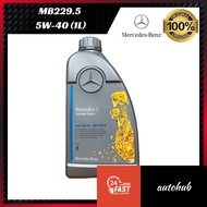 (ORIGINAL) MERCEDES 5W40 MB229.5 Fully Synthetic Engine Oil 0009898606 000989630811 (1L)