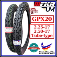 FKR TYRE GPX20 225-17 250-17 TUBE TYPE TAYAR BUNGA SOTONG TUBED TIRE GPX20F GPX20R 2.25-17 2.50 225X17 250X17 TIUB FT123