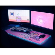 【胖吉貓】RGB炫光幻彩滑鼠墊/Pusheen