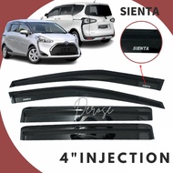 Toyota Sienta High Quality Air Press Window Door Visor Wind Deflector