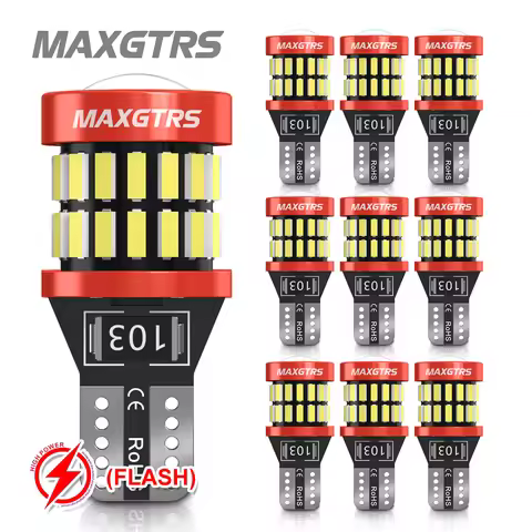 10x T10 Strobe Flashing 194 W5W 36 Led 3014SMD T10 Led Lasting Shine+Auto Strobe Flash Two modes of 