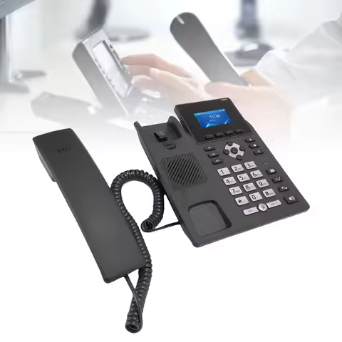 Business IP Phone IP Phone IP Phone VoIP Accounts 2.4 Inch Color Display Dual Port Gigabit Ethernet 