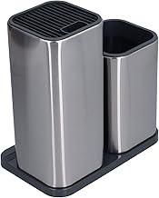 Stainless Steel Kitchen Knife Holder Universal Knife Block Organizer For Multiple Knives And Scissor