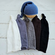 新生兒睡帽，針織拍照道具，嬰兒帽