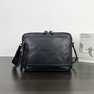 TUMI HARRISON LEO BLACK LEATHER