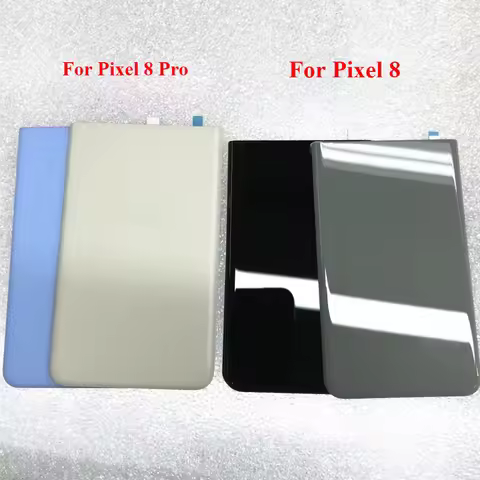 For Google Pixel8 Glass Battery Cover Door Back Housing Rear Case For Google Pixel 8 Pro Back Batter