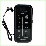 AM FM Pocket Radio FM AM Battery Operated Pocket Radio Shortwave Radio Weather Radio Portable Stereo