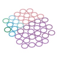 GOOD MOOD BEAUTY 100pcs Multicolor Stitch Markers Ring Round Ring Design Crochet Locking Markers Dur