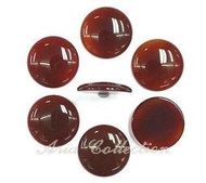 紅瑪瑙 30mm 圓形戒面 一份1顆 8-0017a-30 串珠 首飾 飾品 金工 手工藝 半竇石DIY 材料 配件