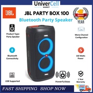 JBL PARTY BOX 100 Portable Bluetooth Party Speaker with Bass Boost and Dynamic Light Show (160 Watts Power)