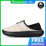 Crocs(ครอคส์) | รองเท้าแตะ Crocs Classic Puff Moc รุ่นบุหนานุ่มสำหรับผู้ชาย ฤดูหนาว รุ่น 210706-0LK 