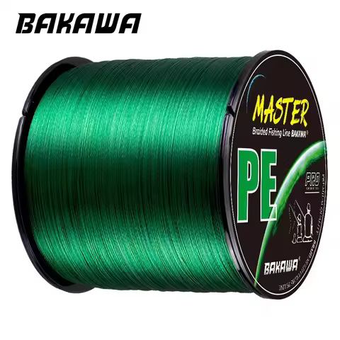 BAKAWA Japan 4X 4 Strands Braided Fishing Line 300M 500M 1000M 100M Multifilament PE Wire Fly Sea Sa