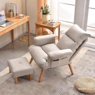 HY/🥀Lazy Sofa Single Sofa Recliner Dormitory Computer Chair Multifunctional Foldable Sleeping Home Leisure Chair QTXW