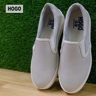 [ส่งเร็วพิเศษ!] HOGO รองเท้าผ้าใบ รองเท้าผ้าใบผู้หญิง Slipon นิ่มสุดๆ กันลื่น ทนทาน คู่เดียวเอาอยู่ 