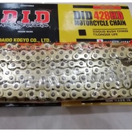 DID 428HD (132) Motorcycle Chain ORI JEPUN (Gold)