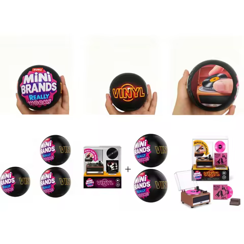 New Release: Zuru Mini Brands Vinyl Surprise Ball with Mini Playable Discs – Collectable Gift Ideal 