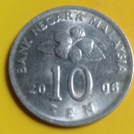||||New Terlengkap Murah Koin Malaysia 10 Sen Double Die Error Rare
